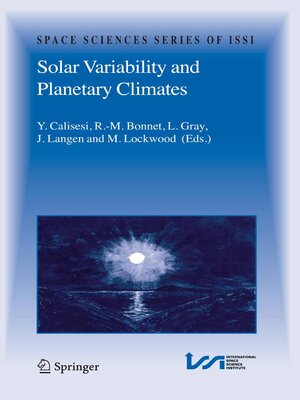 cover image of Solar Variability and Planetary Climates